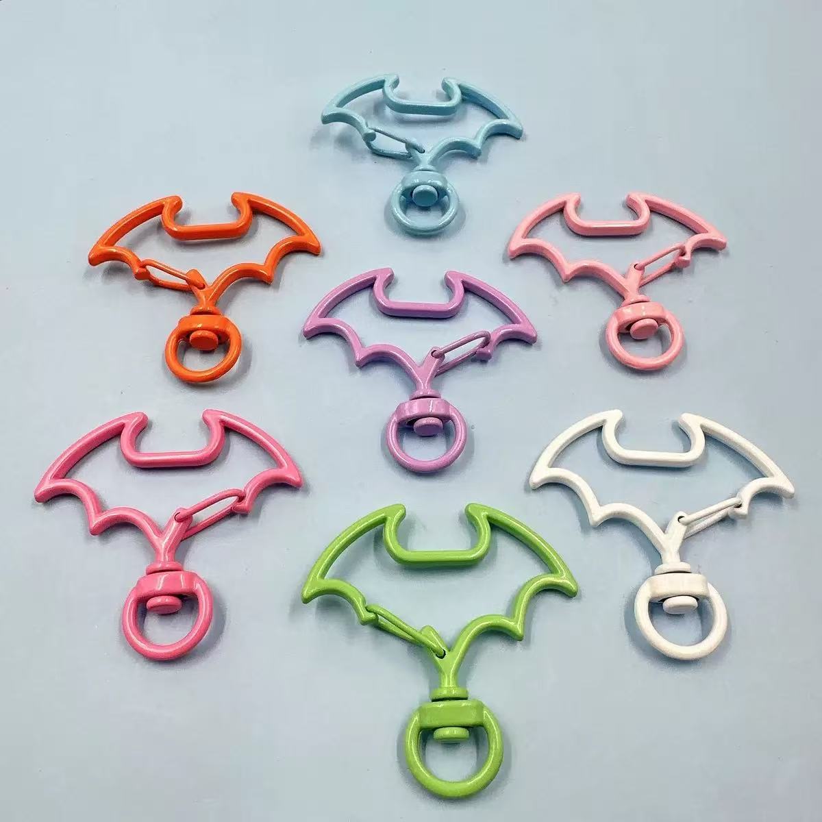 Alloy Bat Key Rings Random Color